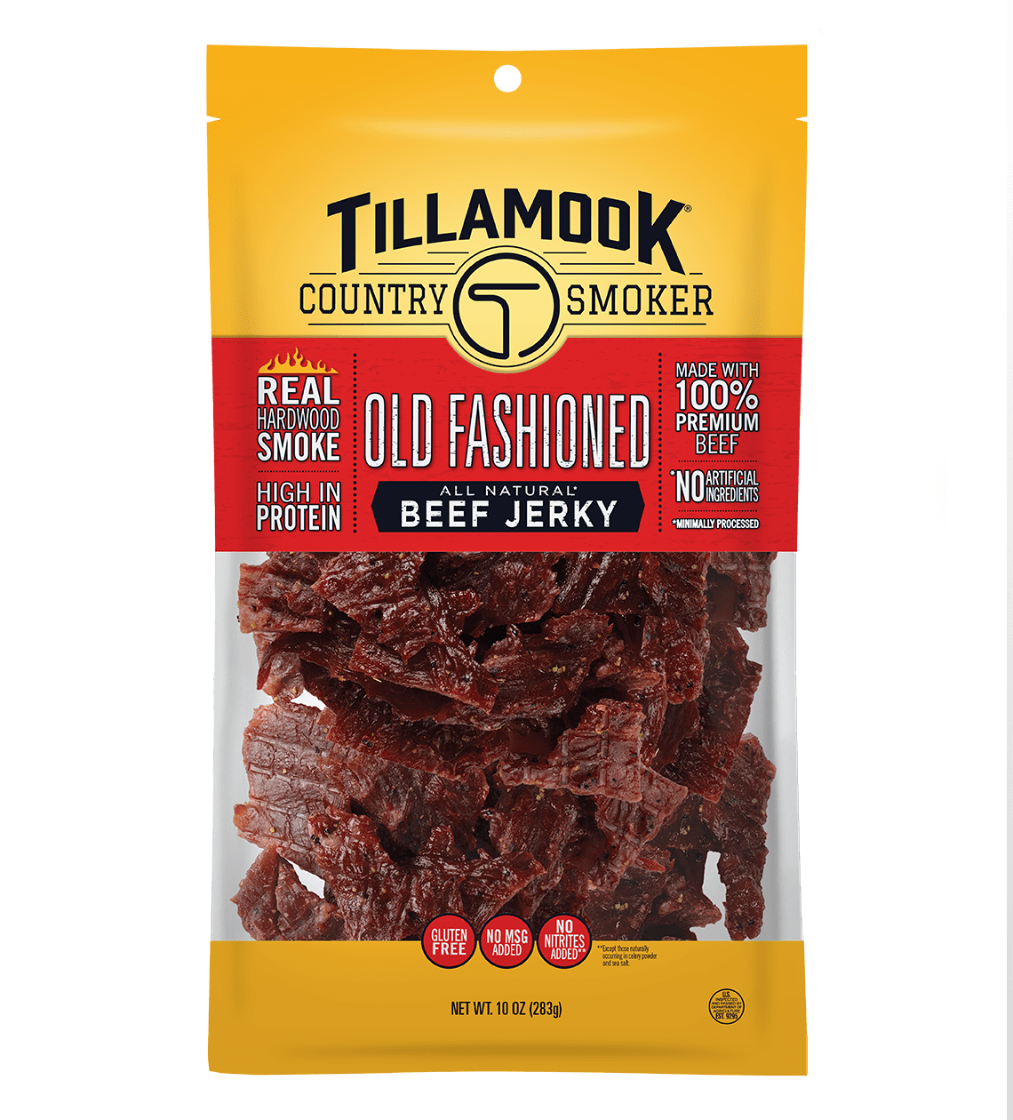 Tillamook Country Smoker Jerky, Old Fashion Jerky, 10oz
