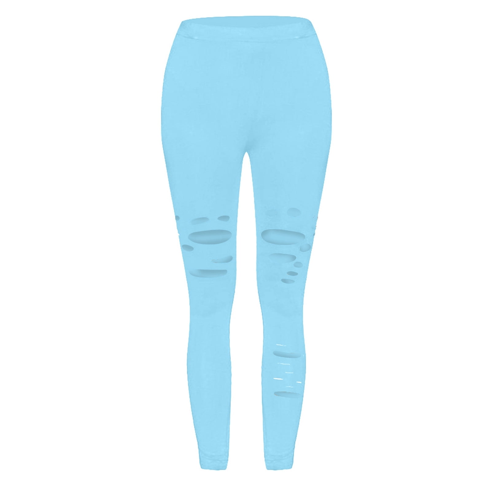 SZXZYGS Jambe Droite Yoga Pants for Femmes Coton Extensible Dechire Trou Yoga Leggings Taille Haute Gym Collants for Entrainement Fitness Respirant Skinny Pants 2024 Yoga Pants Women Walmart