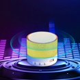 thumbnail image 6 of 7Pcs Bluetooth Speaker Under $5! Yannianjz Small Crack Bluetooth Speaker, Portable Wireless Speaker with Colorful Lights, 5W Subwoofer, Bluetooth 5.0 for Outdoor, Indoor, Home, Desktop, Travel, Party, 6 of 9