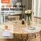 thumbnail image 2 of Protector de mesa VEVOR, transparente, 1230 mm, PVC redondo, 1,5 mm, 2 of 9