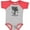Heather and Red, variant on Inktastic Boxing Champ Fight Hard Boys or Girls Baby Bodysuit