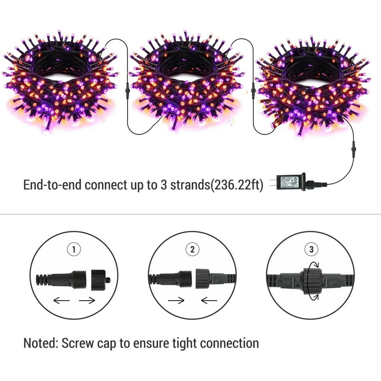 Red Halloween Lights, 95.14ft 240 LED Halloween String