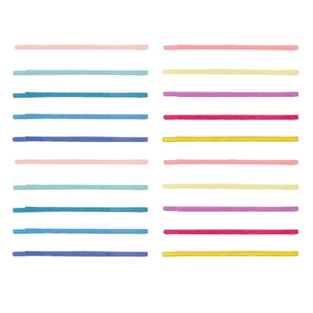 100Pcs Glitter Bobby Pins for Women, Assorted Color Hair Styling Pins, Metal Invisible Hair Clips Barrettes Accessories