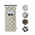 thumbnail image 3 of Rosemarie Throw Beige Acrylic 50"x60" Luxuriously Soft Diamond Geometric Design, 3 of 8