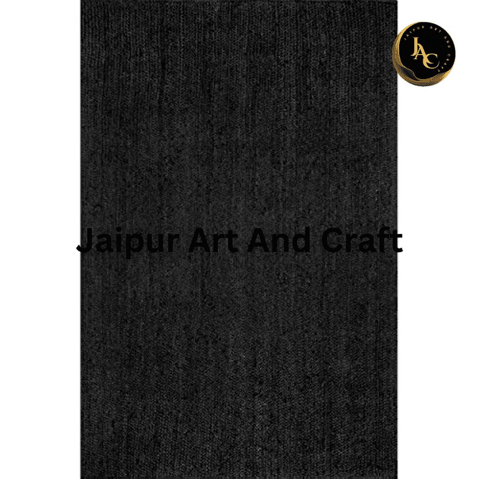 Jaipur Art And Craft Jute Area Rug Reversible Braided Floor Runner Solid Carpet (2.6x8 Sq ft)