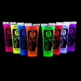 thumbnail image 2 of Juego de 8 tubos de pintura facial y corporal UV Glow Blacklight, 2 of 5