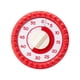thumbnail image 4 of Temporizador visual mecánico ligero y sencillo de 60 minutos. Herramienta de gestión del tiempo. Rojo, 4 of 9