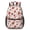 Strawberry and Heart White Pattern, variant on Strawberry and Heart Pink Pattern 17" Waterproof Oxford School Backpacks for Teens, S-Shape Padded Straps, for School, Travel, Hiking, Camping