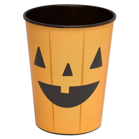 American Greetings Halloween 8-Count Pumpkin Plastic Party Cup, 16 oz