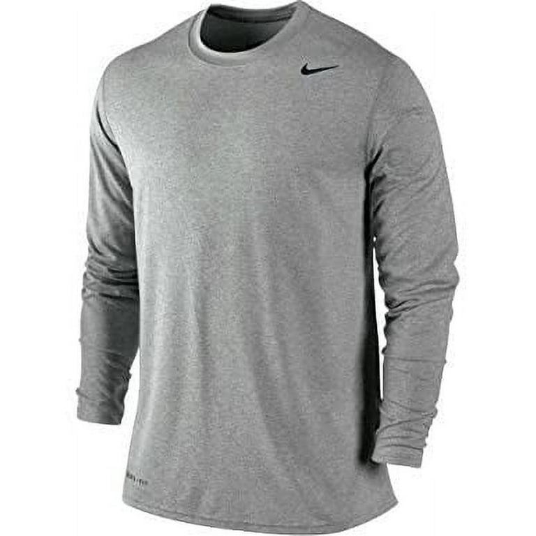 Full Sleeve Nike Dri Fit Long Sleeve Shirts Amazon Nike Youth Dri-FIT Legend Long Sleeve Tee White main image 0