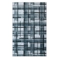 thumbnail image 2 of Modern Area Rug, Geometric Pattern Print Velvet Plush Carpet Distressed Accent Rug, 2 of 9