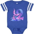 thumbnail image 3 of Inktastic 2nd Birthday Mermaid Tail Boys or Girls Baby Bodysuit, 3 of 5
