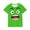 Green, variant on Boys Lovely Expression Print Short Sleeve T-Shirt Solid Color, Loose Comfortable Graphic Tee for Summer, for 3-10 Years