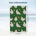 thumbnail image 4 of Chicken Beach Towel Various Chicken Theme Pool Towel Sand-Proof Microfiber Towel Ultra Soft Quick Dry Absorbent Towel Lightweight Towel for Outdoor Bathroom Swimming 31inx51in, 4 of 15