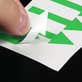 thumbnail image 5 of 2x0.6" Arrow Sticker Directional Sign Adhesive Removable Floor Decal, Green, 15Set / 150 Pack, 5 of 6