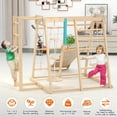 thumbnail image 3 of Jungle Gym, Toddler Climbing Toys, Indoor Playground Climbing Toys for Toddlers, Montessori Style Pl multicolor, 3 of 7