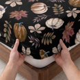 thumbnail image 3 of King Size Fitted Sheet Set - Vintage Pumpkins Fall 3 Piece Bedding Sets 16" Deep Pocket Fitted Sheet with 2 Pillowcases, Beige Thanksgiving Botanical Black Brushed Microfiber Hotel Luxury Bed Sheets, 3 of 9