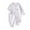Purple, variant on YunPes Newborn Baby Girls & Boys Soft Cotton Rompers Button Long Sleeve Onepieces 0-24 Months Unisex Footless Infant Bodysuits