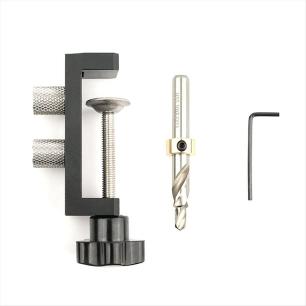 Ayuda para Perforar Perfiles de Aluminio Herramienta de Bricolaje para Perfiles de Aluminio Guía de Perforación de Orificios Plantilla de Perforación de Perfiles de Aluminio