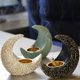 thumbnail image 1 of Middle East Arab Moon Ramadan Crescent Resin Censer Ancient And Elegant Home Decoration Desktop Deco, 1 of 4