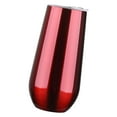 thumbnail image 3 of Vaso de vino de acero inoxidable de 6 oz con aislamiento al vacío, vaso térmico para café Rojo, 3 of 9