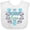 AA-White, variant on Inktastic My Nonna Loves Me with Flowers and Hearts Boys or Girls Baby Bib
