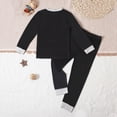 thumbnail image 5 of TOWED22 Halloween Pajamas Kid Boys/Girls Skeleton Glow In The Dark Print Clothes Long Sleeve 2pc Tee/Pants Pjs Set Toddler Holiday Sleepwear Outfits(White,3-4 Y), 5 of 7