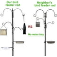 thumbnail image 7 of Urban Deco Bird Feeding Station with Water Bowl and Mesh Tray, Includes Wing Nuts, 75.6 in Height, 7 of 7