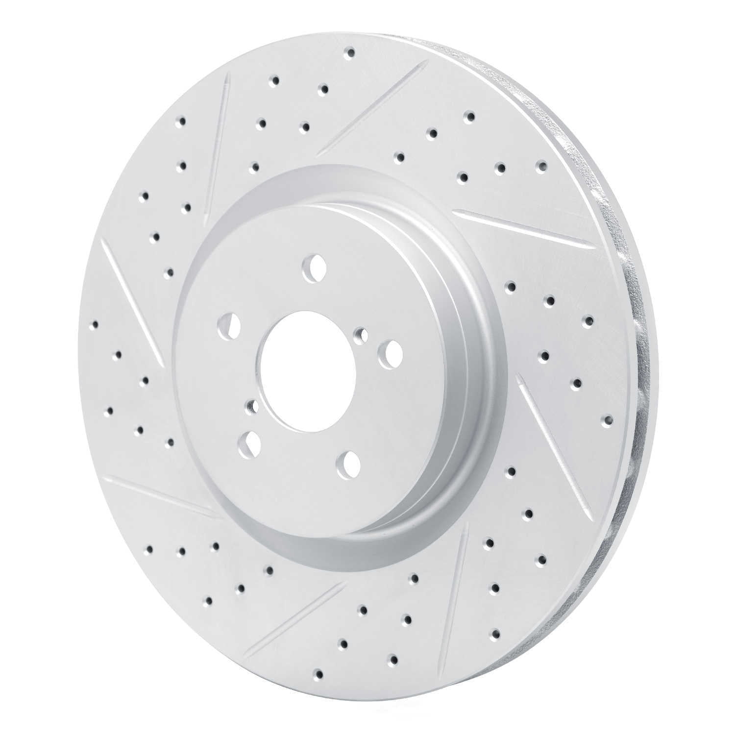 Dynamic Friction Company 830-13014L DFC Geoperformance Rotor - Drilled and Slotted