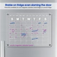 thumbnail image 2 of Monthly Planner Acrylic Magnetic Dry Erase Board, Adhesive Board with 6 Pens, 2 of 6