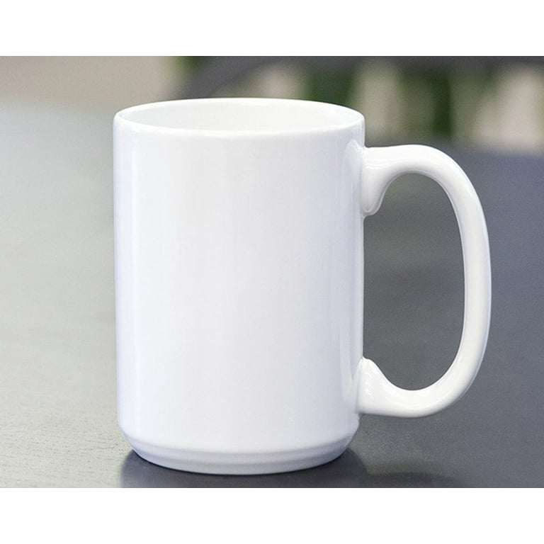 36pcs 15OZ White Plain Blanks Ceramic Mugs Coffee Cup Mug Blank with White  Box 