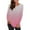 Pink, variant on ICHUANYI Women's Fashion Long Sleeve Shirt Colorblock Cute Pullover Round Neck Soft Lightweight Casual Loose Top Fall Winter Clothing 2023