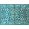 thumbnail image 1 of Ahgly Company Indoor Rectangle Oriental Light Blue Industrial Area Rugs, 4' x 6', 1 of 4