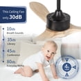 thumbnail image 5 of Wozzio 52-Inch Ceiling Fan with Integrated LED Light and Remote Control, 5 of 10