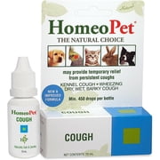 HomeoPet Cough 15 ml Homeopathic Remedy for Dogs Cats and Birds