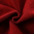 thumbnail image 4 of Girls Crew Neck Sweater Long Sleeve Glitter Bow Knitted Pullover Tops Casual Loose Comfy Stylish Clothes (2 Years, Red), 4 of 9