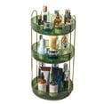 thumbnail image 1 of CSChome Makeup Storage Shelf Makeup Storage Shelf High Capacity Multi Layered Stable Base Raised Edge 360 Degree Rotating, 1 of 7