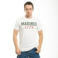 thumbnail image 2 of R52-MAR-WHT-05 Seal Beach, Applique Military T-Shirts, Marines, White, 2X -Large, 2 of 5