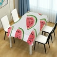 thumbnail image 4 of Yayeee Tablecloths 60" x 120" Rectangle Wrinkle Resistant Party Table Cover, White Watermelon, 4 of 8