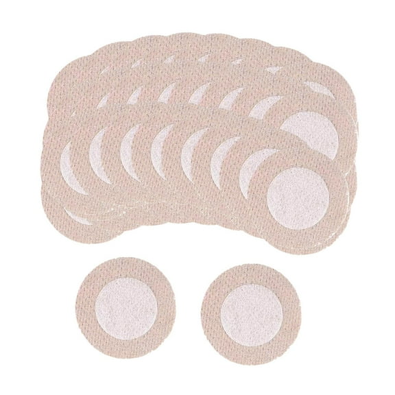 Milageto 100 Pair Invisible Anti Chafing Breathable Round Chest Pasties