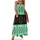 thumbnail image 1 of Vestido sin mangas con estampado floral Anishinaabe verde Ropa vestidos elegantes tallas grandes, 1 of 7