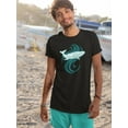 thumbnail image 2 of Cool Whale In The Sea Ocean T-Shirt Men -Image by Shutterstock, Male 3X-Large, 2 of 4
