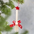 thumbnail image 4 of Christmas Decorative Ornaments Wooden Fork And Spoon Pendant Set Hangs, 4 of 4