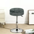 thumbnail image 6 of Homebeez Storage Ottoman Vanity Stool,360°Swivel Height Adjustable Foot Stool,Modern Accent Stools for Bathroom Living Room, 6 of 9