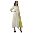thumbnail image 3 of Moomaya Women Printed Short Sleeve Viscose Santoon Drawstring Waist Midi Dress, 3 of 4
