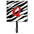 thumbnail image 6 of Letter V Initial Monogram - Zebra Red Leash or Key Holder, 6 of 7