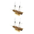 thumbnail image 1 of Toystoory DIY Ship Assembly Model Classical Wooden Sailing Decor Wood Home Boat Tipo 2 2Conjunto, 1 of 1