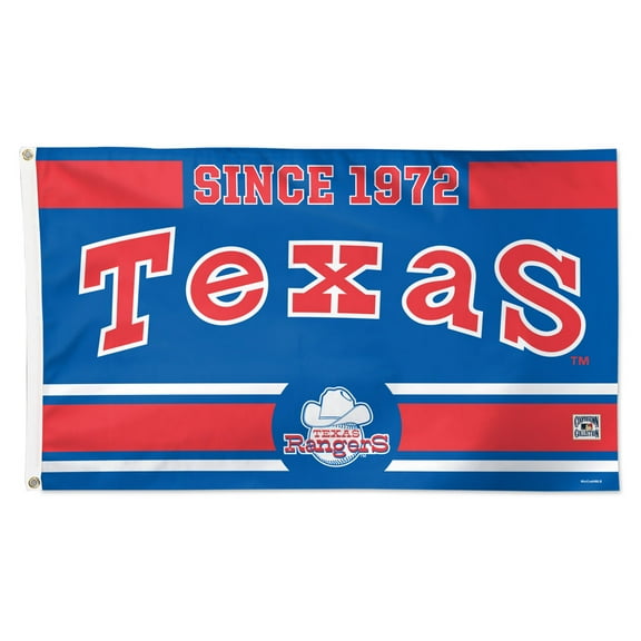 MLB Texas Rangers Cooperstown 3' x 5' Deluxe Flag