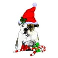 thumbnail image 3 of CafePress - English Bulldog Christmas Pajamas - Men's Light Loose Fit Cotton Pajama Set, 3 of 7