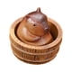 thumbnail image 3 of Figura de mascota de té en miniatura de capibara de arcilla, recuerdo, estatua de animal pequeño, decorativa, linda Grande, 3 of 9